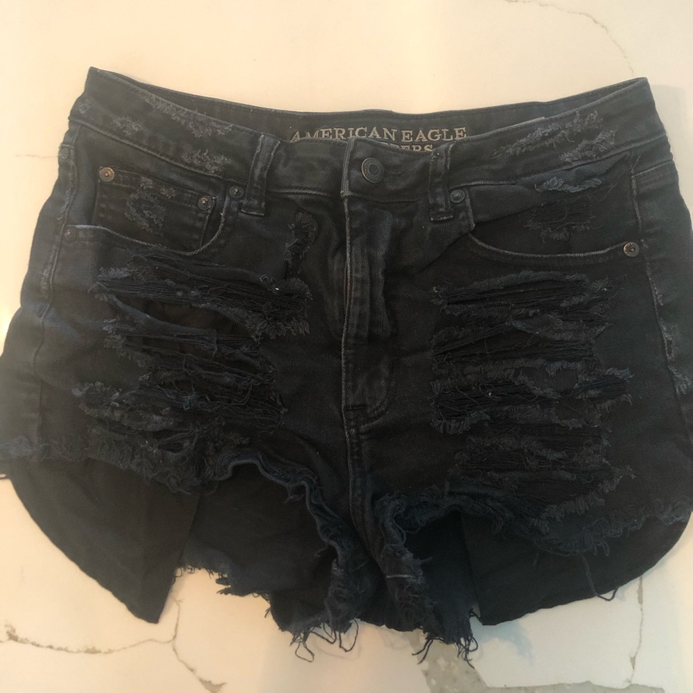 American Eagle Black Shorts